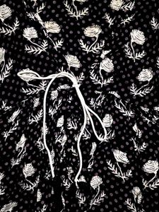 Floral Print open cape top