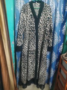 Leopard Print Abaya/ dress 👗
