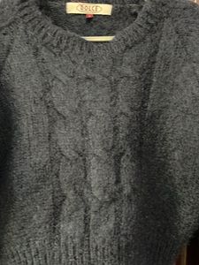 Cozy Cropped Knit Sweater