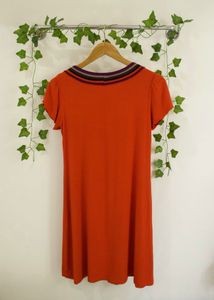 Rust Orange Viscose Top
