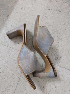 Multi Colour Glitter Heel