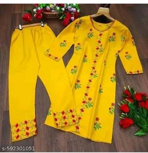Elegant Yellow Kurta Set