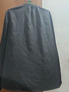 Elegant Black Button-Down Blouse