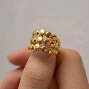 18k Anti tarnish ring