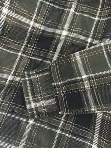 Green Plaid Flannel Shirt