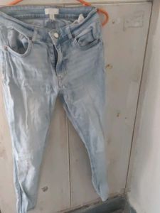 H&M Light Wash Denim Jeans