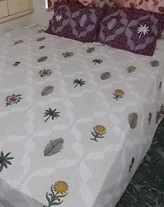 Sale King Size Double Bed Floral Print Bedding Se