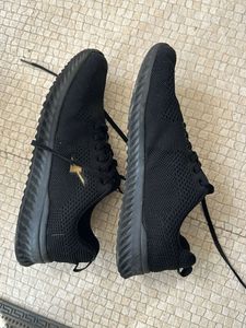 Sparx Black Sport Shoes