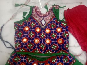 Navratri / Garba Dress For Girl Ghaghra Choli Set