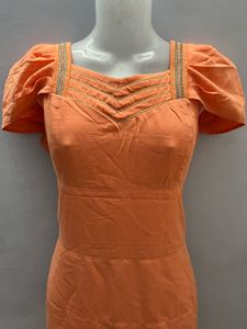 Korean Designer Orange One Piece