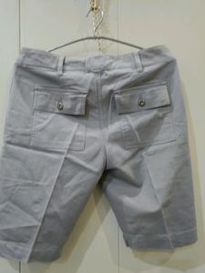 Grey Bermuda Shorts For Boys