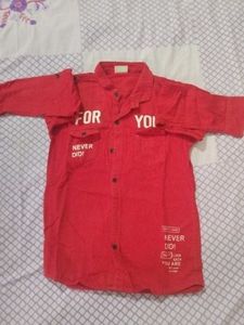 Boys Denim Button Down Shirt
