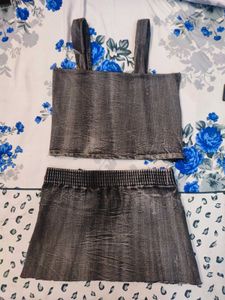 DIY recycled Denim Co-ord Set