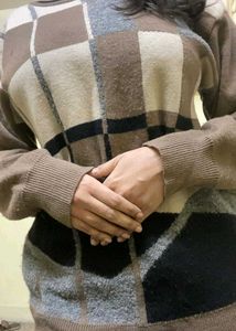Women Vintage Oversized Sweater