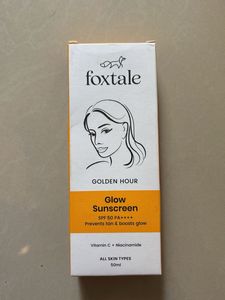 Foxtale Golden Hour Glow Sunscreen SPF 50
