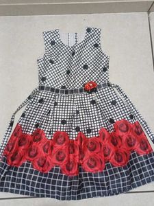 Cute Girls Rose Dress