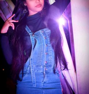 Denim Dungaree Dress