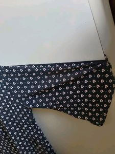 Black And White Fancy Top