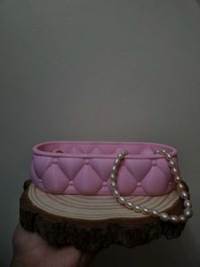 Pink Quilted Jewelry Tray - 3D printed
