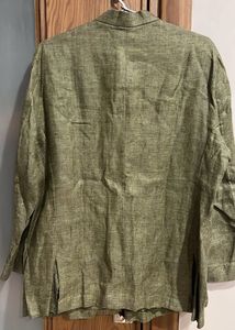 Linen Coat Style Shirt