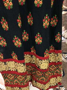 Black And Red Kurta