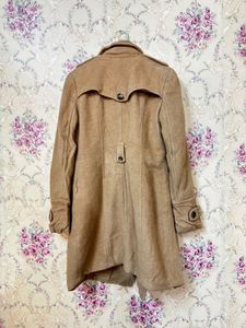 Tan Double-Breasted Trench Coat