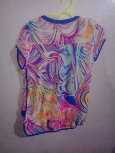 Colorful Print Top