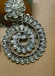 Silver Flower Earrings