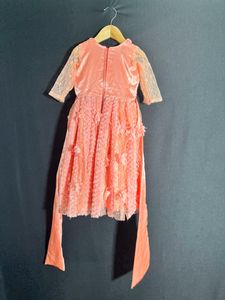 Polyester Peach Dress (girls)