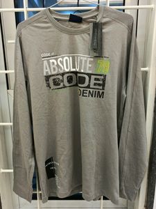 Front printed grey t-shirt