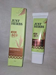 Just Herbs Spf60 PA+++ Gel Sunscreen