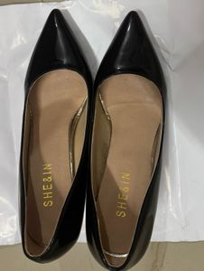 Black Patent Pump Heels