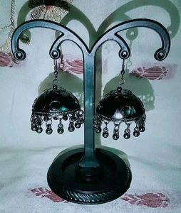 Oxidised Mini Jhumka