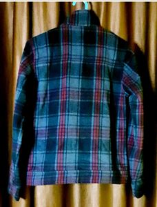 Plaid Patterned Jacket