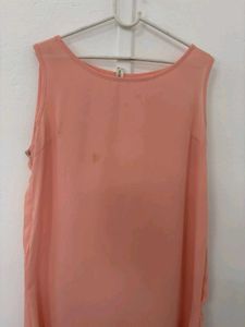 Peach Sleeveless Top