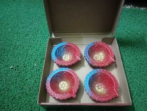 Shubh Sanskar Clay Diya Set