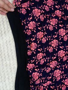 Pink Printed Floral Top❤️