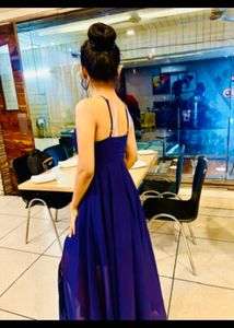 Elegant Purple Maxi Dress