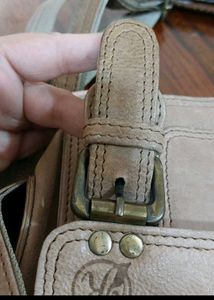 Vintage Leather Messenger Bag