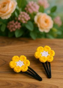 Beautiful Crochet Hair Clips