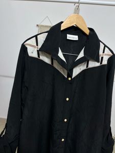 Vintage Black/Creamish Loose Fit Shirt (UNISEX)