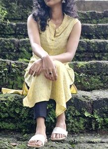 Yellow Kurta With No Flaws