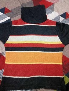 Striped Knit Sweater