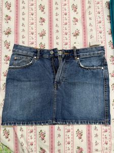 Denim Mini Skirt