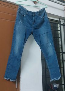 Hand painted Jeans