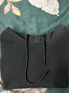 Stylish Grey Hoodie with short sleeves- Highlander