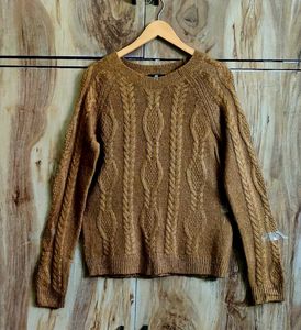 Brown Branded Pullover Si,e-36-38