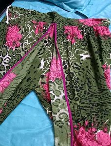 Floral Print Doti Type Pants