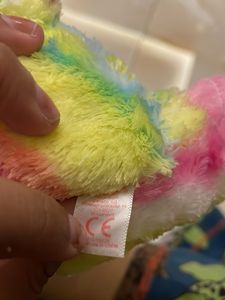 Rainbow Beanie Boo Bunny