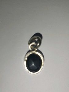Black onyx Pendant Pure Silver